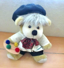 ALL STUFFED UP "ARTIST" Bear Signed by Linda Novick w/Tag # 25 Limited Edition