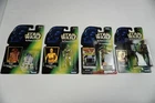 4x NEW Star Wars POTF C-3PO EV-9D9 R2D2 Kenner 90's  Droid Action Figure Lot