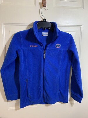 Florida Gators UF Full Zip Blue Fleece Jacket Youth SIze L 14-16