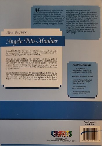 Fancy Frills Letters Boarders Cross Stitch Patterns By Color Charts c3 - Picture 3 of 3