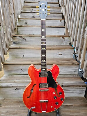 1973 Gibson ES-335TD Cherry Electric Guitar ES-335 | eBay
