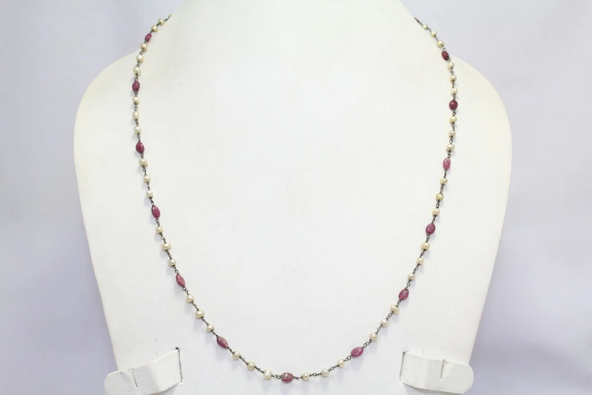 Ruby shop string necklace