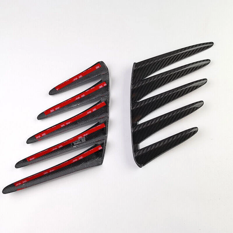 Moldura de parachoques lateral trasero de fibra de carbono para Lexus RC200t RC300 350 Foto 3 de 4