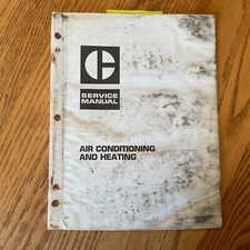 CAT Caterpillar AIR CONDITIONING HEATING HVAC SERVICE MANUAL R-12 GUIDE SENR3334