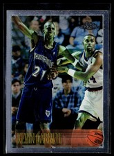 1996 Topps Chrome Kevin Garnett Refractor #131 card