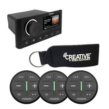 Fusion MS-RA670 Apollo Marine System With Built In Wi-Fi and 3 Wireless Remotes
