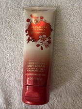 Bath  Body Works JAPANESE CHERRY BLOSSOM Body Cream Lotion Moisturizer 8oz New