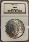 1898-O MORGAN SILVER DOLLAR :::: NGC MS-63 :::: 90% SILVER
