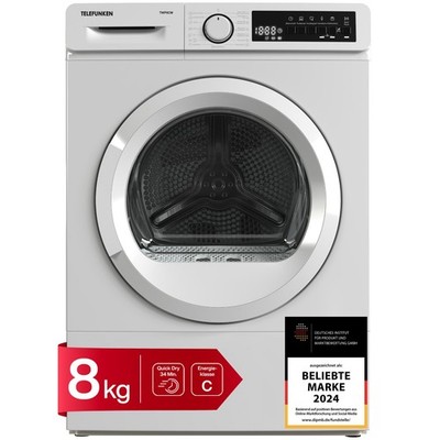 Telefunken Wärmepumpentrockner 8 kg Trockner Frontlader Wäschetrockner gebraucht
