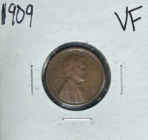 1909-P LINCOLN WHEAT CENT ~ VF ~NICE COIN~
