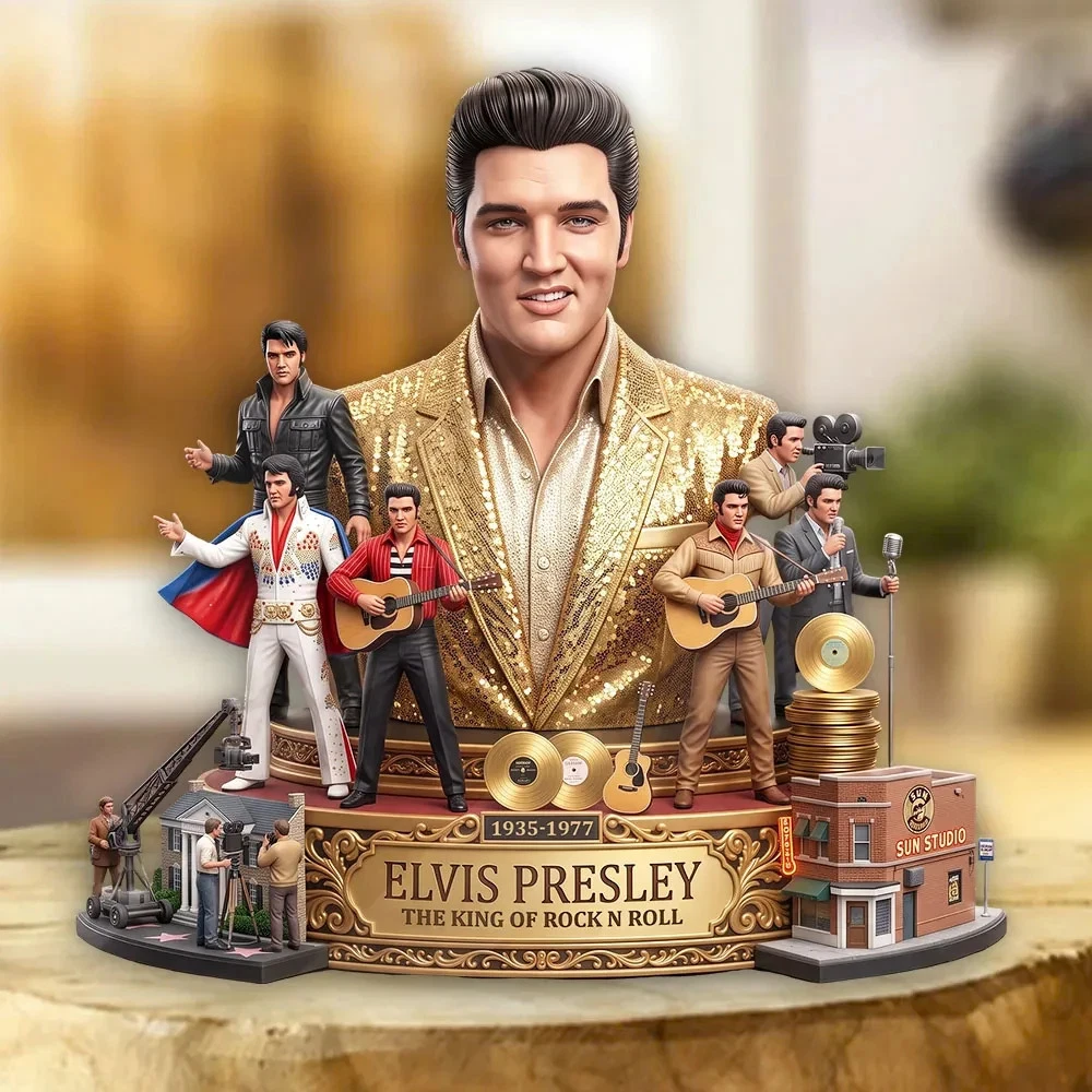 Elvis Presley Shape Acrylic Plaque