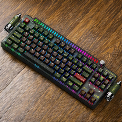 KEYSME Mechanische Tastaturen futuristisches Raumschiff Hot Swap fähig Keypads