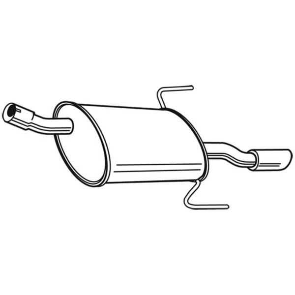 Walker EndschalldäMpfer SchalldäMpfer Hinten FüR Opel Astra H 1.9 Cdti-image