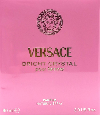 VERSACE BRIGHT CRYSTAL POUR FEMME PARFUM SPRAY WOMEN 3.0 Oz / 90 ml BRAND NEW!!!