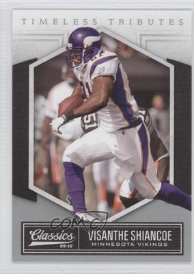 2010 Panini Classics Timeless Tributes Silver 26/100 Visanthe Shiancoe #57 0b5