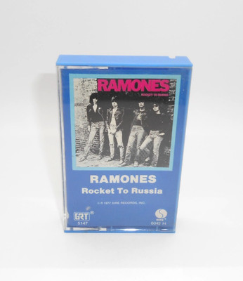 Ramones Rocket To Russia 1977 Cassette Tape Sire Records GRT Blue USA 5147-6042