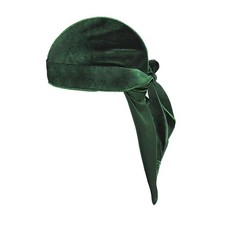 Silky Durag Skull Cap Long Tailed Pirate Hat Wide Straps Headwraps Beanie Cap...