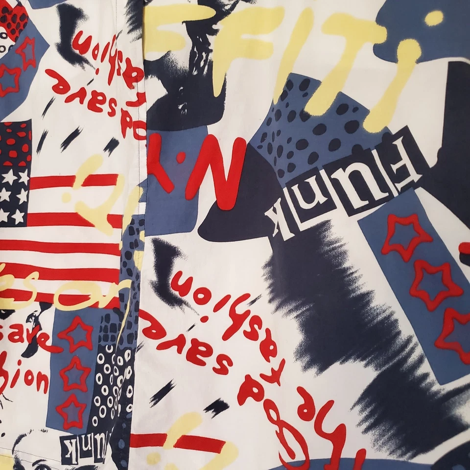 Minifalda August Silk Kitsch "God Save the Fashion"" Funk" estampado americano 14 Foto 3 de 4