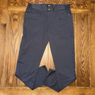 Barbell Men s 34x31 Performance Pants Athletic Stretch Fabric Slim Fit Blue