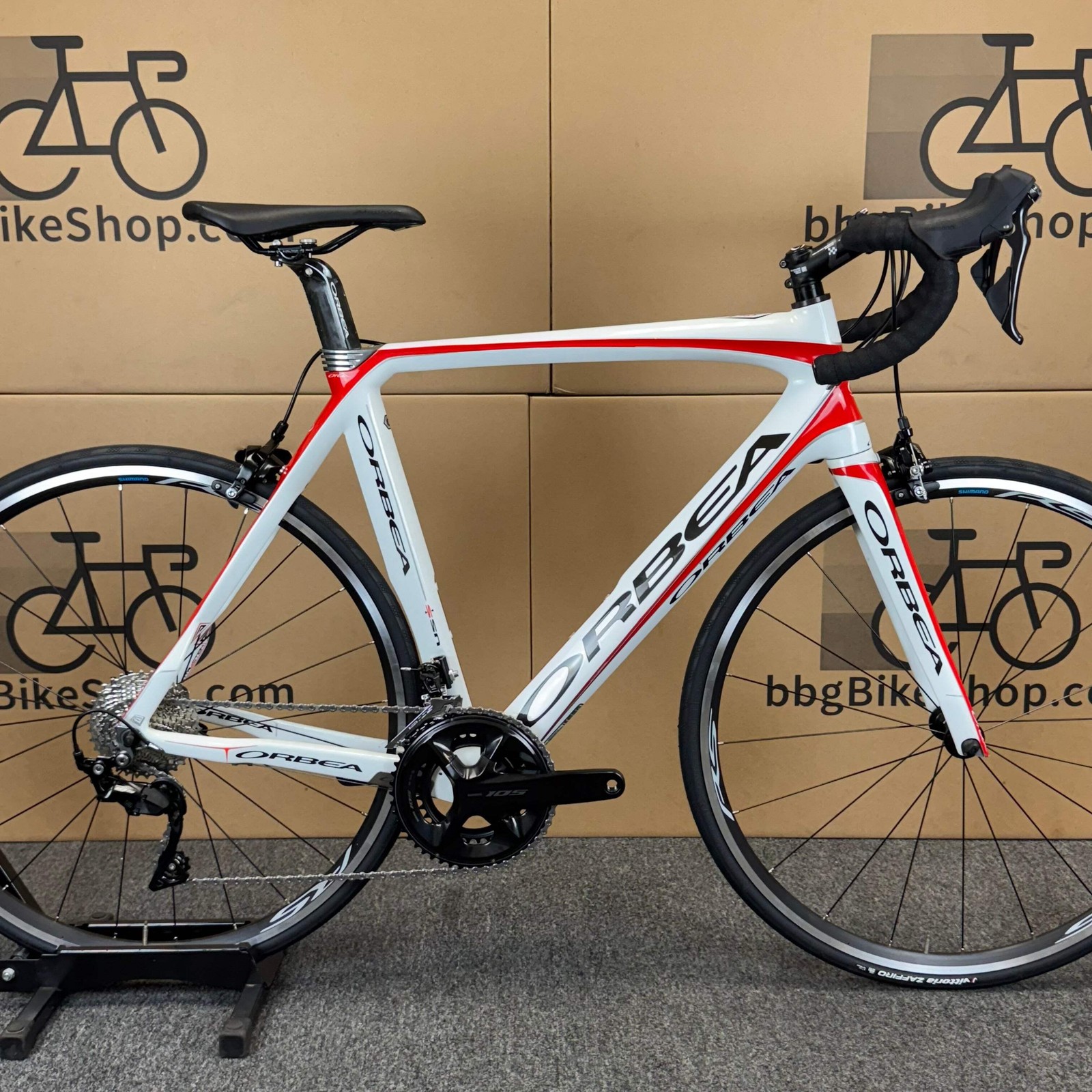 Used Orbea Orca, 11-speed Shimano 105, Carbon Fiber Road Bike-2012, 57cm