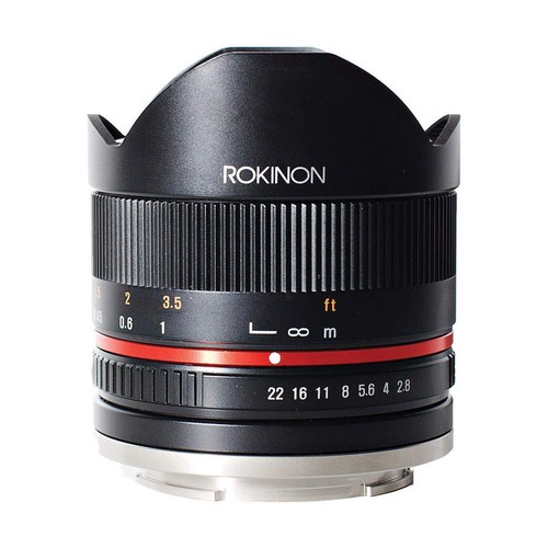 8mm F2.8 UMC Fisheye II (Black) Fixed Lens for Canon EF-M Mount Compact Syste... - Bild 3 von 5