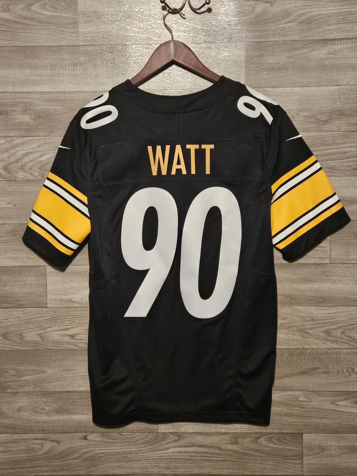 TJ Watt Men's Pittsburgh Steelers Authentic Nike Vapor FUSE  Jersey Size M NFL