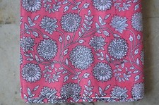 2 Yard New Hand Printed Indian Fabric 100 Cotton NO DUTY CHARGES 100 ZK-376