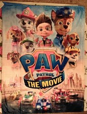 New PAW Patrol Movie Soft Throw Blanket 51 x 37