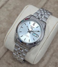Seiko 5 SNK355K1 Automatic Silver Dial Stainless Steel Watch - 38mm