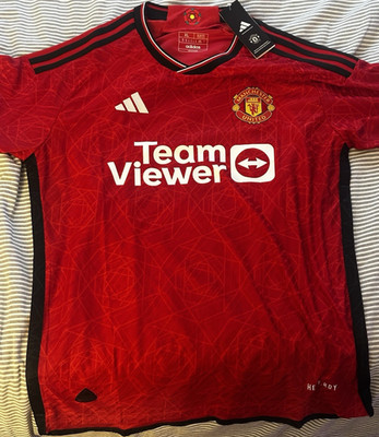 adidas Manchester United Team Viewer HEAT.RDY Red Soccer Jersey XL