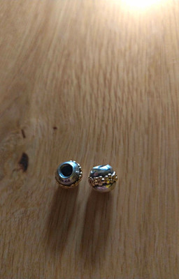 Authentic Pandora Charm  Blumenring  (790179)   Bicolor mit hohem Goldanteil   R