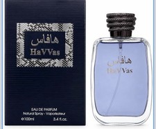 Rasasi Hawas Eau de Parfum Natural Spray, 3.4 fl oz Regular Size