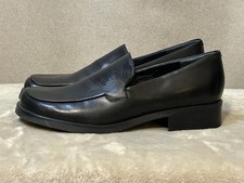 Women's Franco Sarto Bocca black slip on loafer 9M, Loafer, Comfort EUC