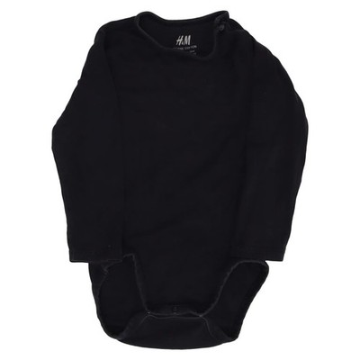 H&M, Body, Größe: 86, Grau, Baumwolle, Einfarbig, Unisex (Kinder) #kAi