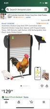 Automatic Chicken Coop Door Solar Powered Auto Chicken Door with Remote Light