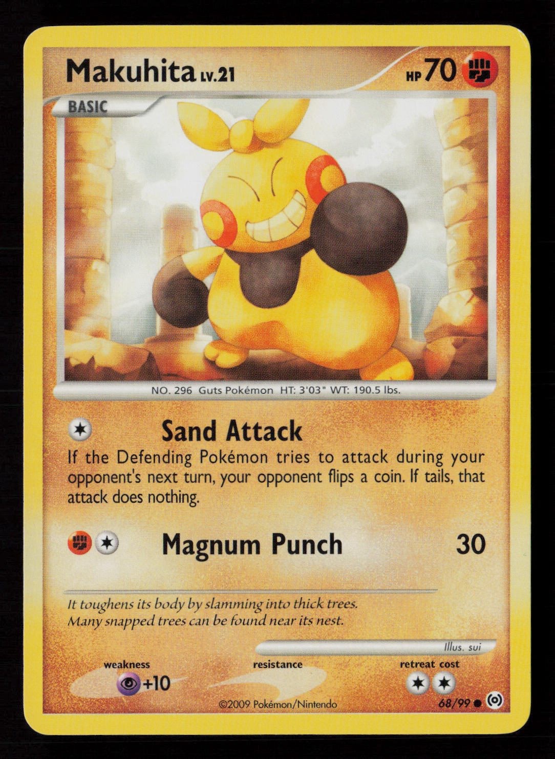 Makuhita Arceus 68/99 LP Pokemon
