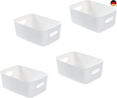 4er Set Aufbewahrungsbox,Organizer Box mit Griffen-(Original Design),Klein Kunst