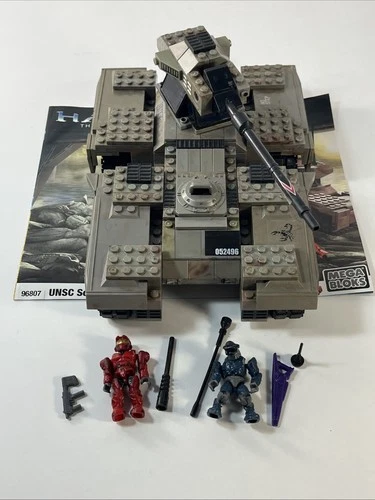 Mega Bloks Halo Wars UNSC Scorpion Tank 96807 Complete Set used assembled
