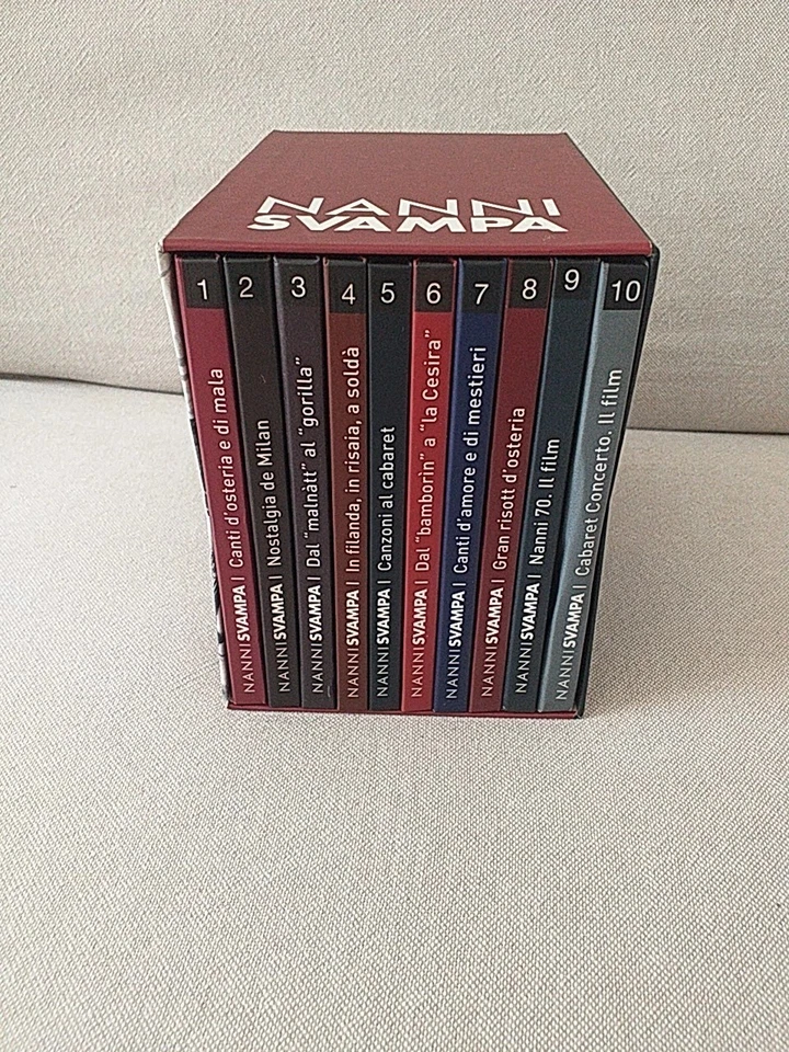 NANNI SVAMPA - ANTOLOGIA DELLA CANZONE MILANESE E LOMBARDA -COMPLETO 8 CD+2 DVD - Immagine 2 di 4
