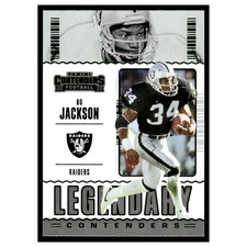 Bo Jackson #LC-BJA 2020 Panini Contenders Legendary Green Los Angeles Raiders NM