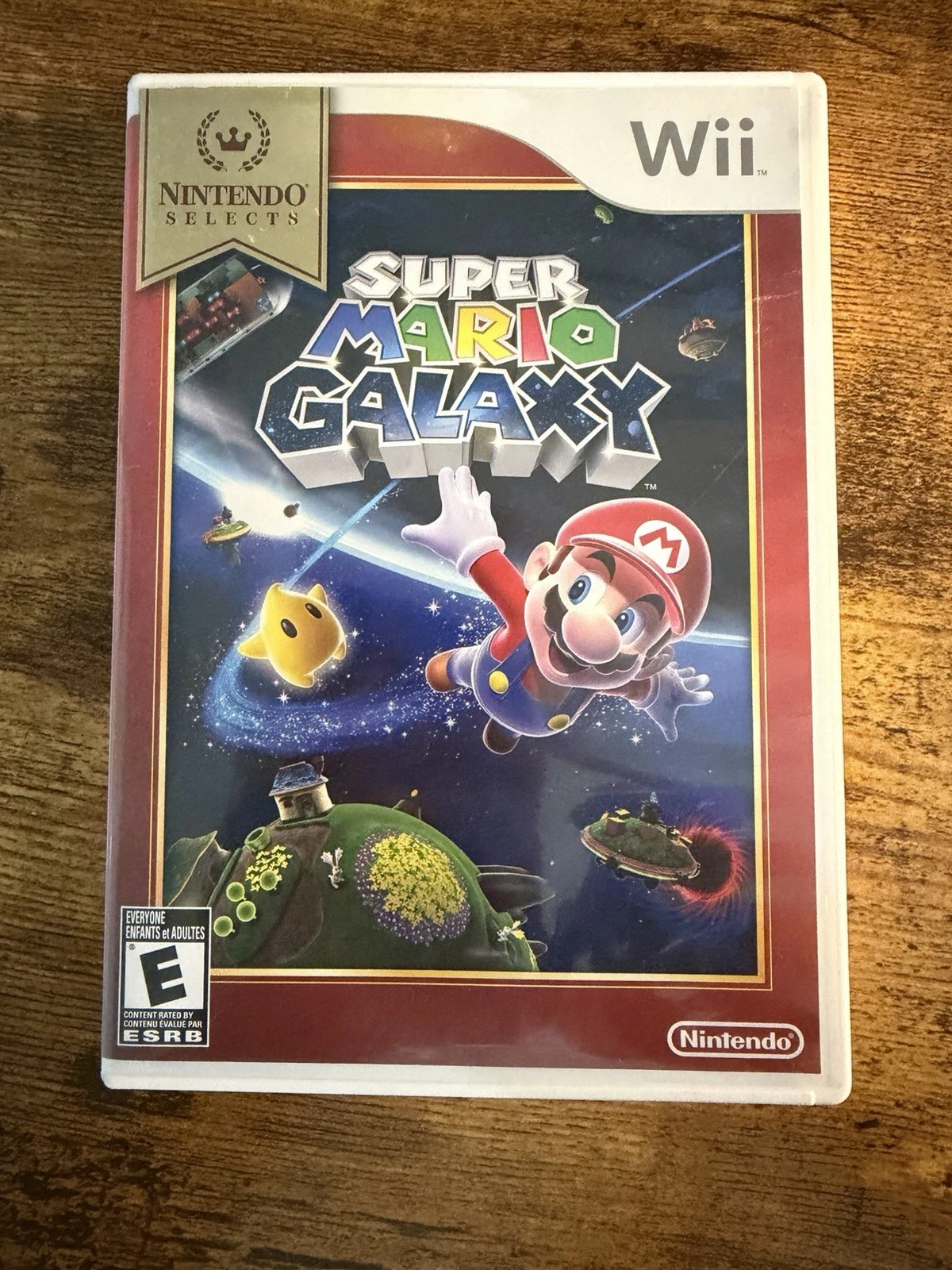 Nintendo Selects: Super Mario Galaxy NO GAME Case & Manual Only Nintendo Wii