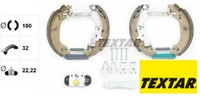 Textar 84054401 Bremsbackensatz 4 Bremsbacken Trommelbremse FüR Fiat