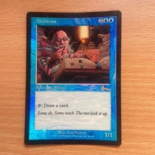 MTG Archivist Old Frame Foil Englisch Karte Magic The Gathering Gebraucht