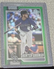 2026 Topps Series 1 Green Hunter Goodman Colorado Rockies #274 Serial /99