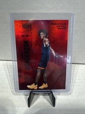 22 Skybox Metal Universe Champions Scoot Henderson  Precious Metal Gems Red 