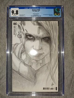 Batman #108 CGC 9.8 1:25 Sketch Federici Variant Cover - 2016 DC Comics