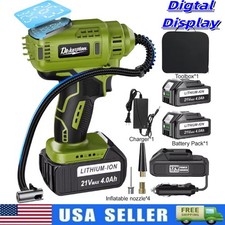 Car Tire Inflator Pump Car Adapter Portable Air Compressor With Battery Charger Car Tire Inflator Pump Car Adapter Portable Air Compressor With Battery Charger