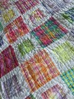 Colorful vintage patchwork quilt — photo 3