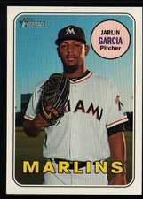 2018 Topps Heritage #608 - Jarlin Garcia - Miami Marlins  18-1347