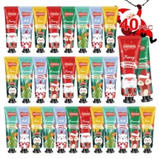40 Pack Bulk Christmas Gifts, Mini Hand Cream Set, 0.65 Fl Oz (Pack of 40)